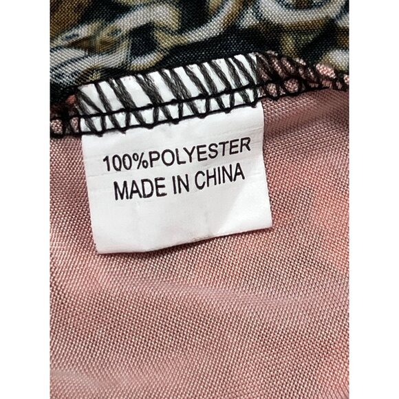 Women's Floral Print Asymmetrical Dress - Multicolor - Medium - Picture 10 of 13